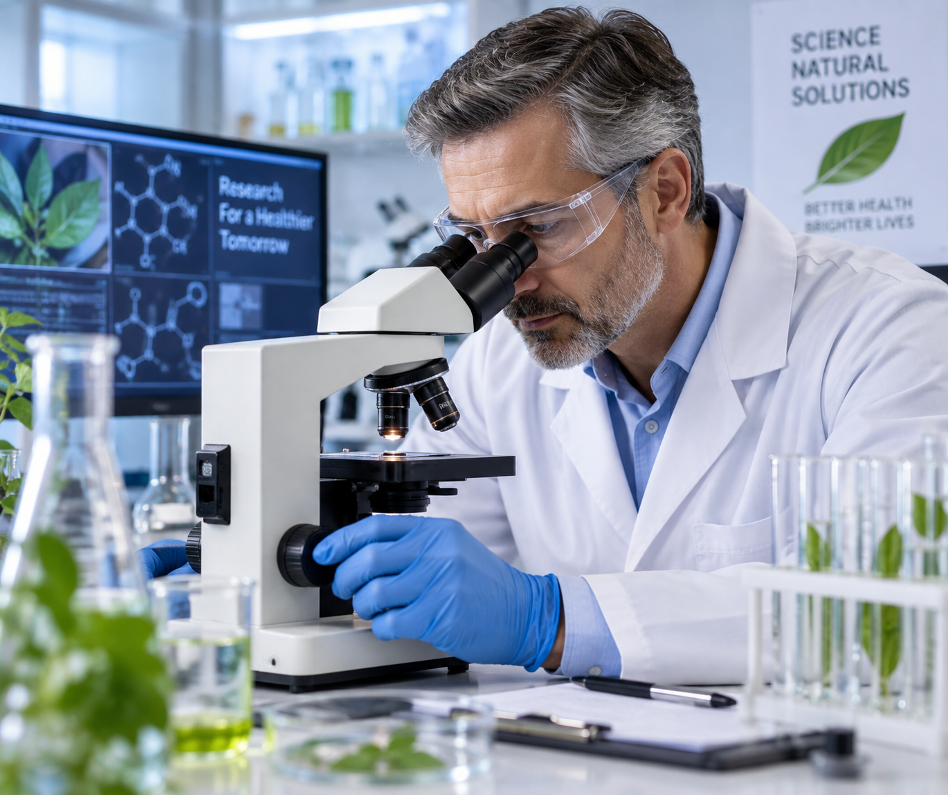 Laboratory research illustration